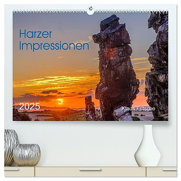 Harzer Impressionen (hochwertiger Premium Wandkalender 2025 DIN A2 quer), Kunstdruck in Hochglanz, Calvendo, Klaus Fritsche