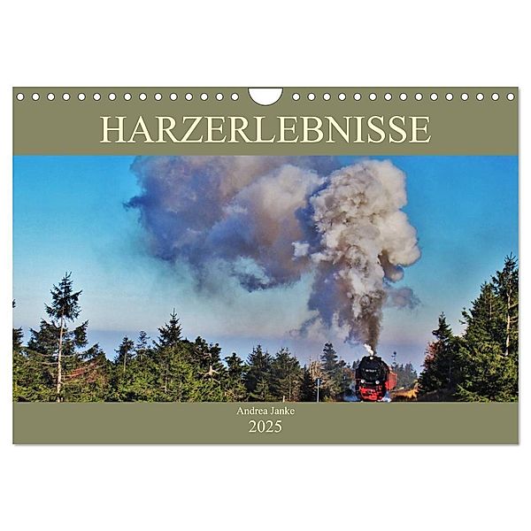 Harzerlebnisse (Wandkalender 2025 DIN A4 quer), CALVENDO Monatskalender, Calvendo, Andrea Janke