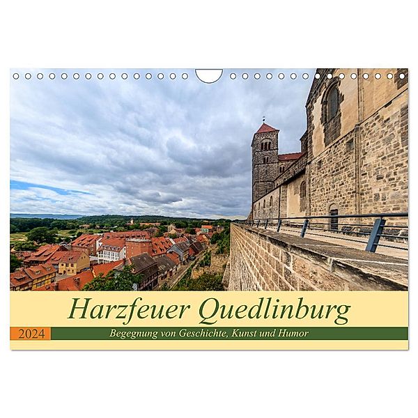 Harzfeuer Quedlinburg (Wandkalender 2024 DIN A4 quer), CALVENDO Monatskalender, ReDi Fotografie