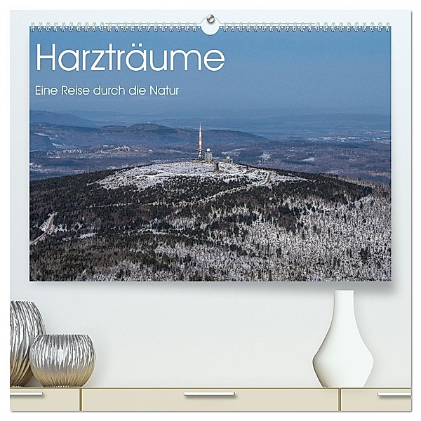 Harzträume - Eine Reise durch die Natur (hochwertiger Premium Wandkalender 2025 DIN A2 quer), Kunstdruck in Hochglanz, Calvendo, Denise Henze