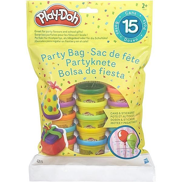 HASBRO Hasbro 18367EU5Play-Doh Partyknete mit Stickern