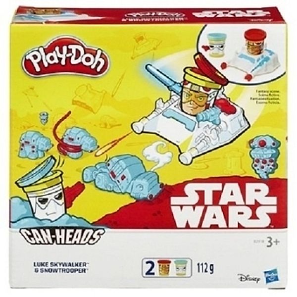Hasbro B0595EU4 Play-Doh Star Wars kleine Knetkrieger, sortiert, Hasbro®