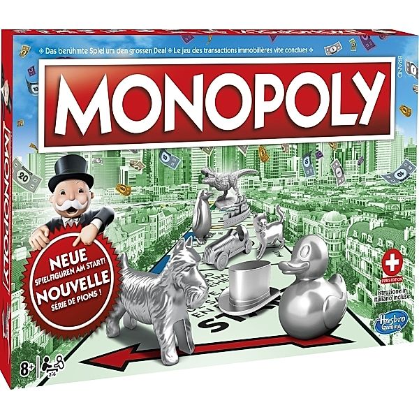 HASBRO Hasbro C1009149 Monopoly Classic - Schweiz Version