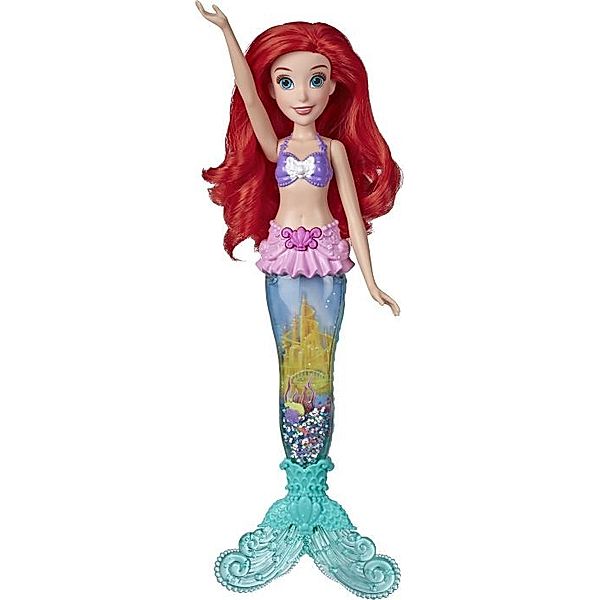 HASBRO Hasbro E63875L0 Disney Prinzessin Glitzershow Arielle mit Lichtern, Meerjungfr