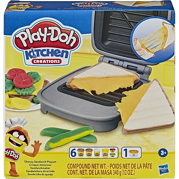 HASBRO Hasbro E76235L0 Play-Doh Kitchen Creations Sandwichmaker Set