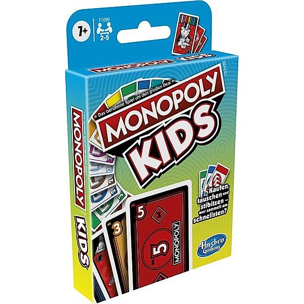 HASBRO Hasbro F1699100 Monopoly Kids Kartenspiel