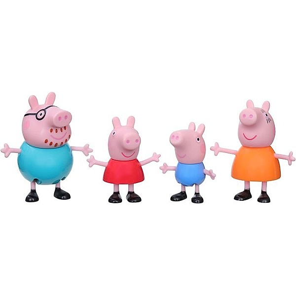 HASBRO Hasbro F21905X0 Peppa Pig Familie Wutz Figuren 4er-Pack