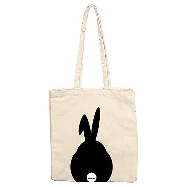 Hase mit geknicktem Ohr, Stofftasche