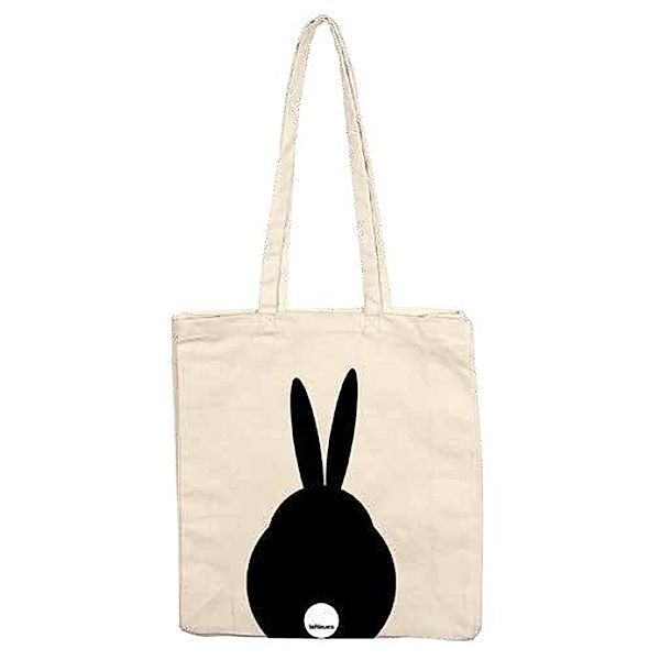 Hase mit geraden Ohren, Stofftasche