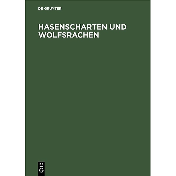 Hasenscharten und Wolfsrachen, Joachim Gabka