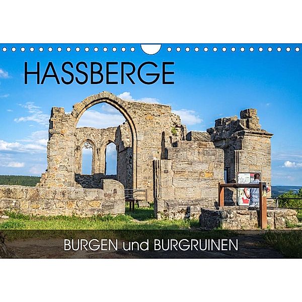 Haßberge - Burgen und Burgruinen (Wandkalender 2023 DIN A4 quer), Val Thoermer