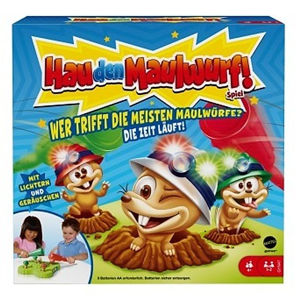 Mattel Hau den Maulwurf! (Kinderspiel)