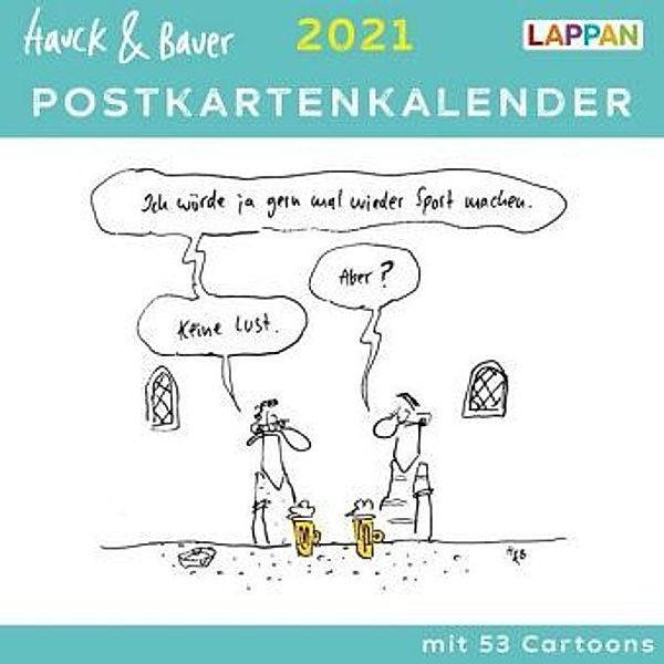 Hauck & Bauer Postkartenkalender 2021, Elias Hauck, Dominik Bauer