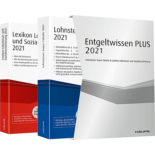 Haufe Steuertabellen / Entgeltwissen PLUS 2022 - Lohnsteuer Super-Tabelle & Lexikon Lohnsteuer und Sozialversicherung