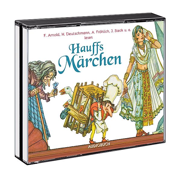 Hauffs Märchen, 4 Audio-CDs, Wilhelm Hauff