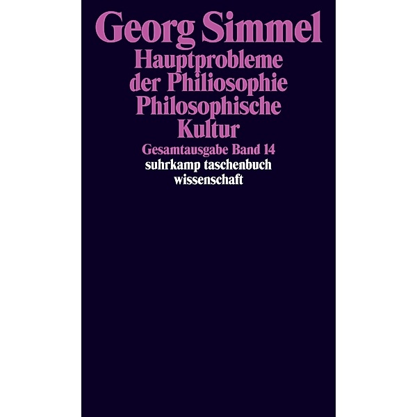 Hauptprobleme der Philosophie. Philosophische Kultur, Georg Simmel