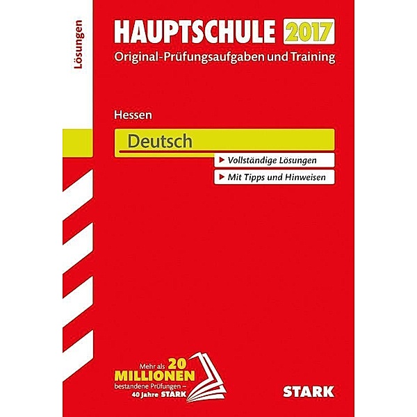 Hauptschule 2017 - Hessen - Deutsch Lösungen