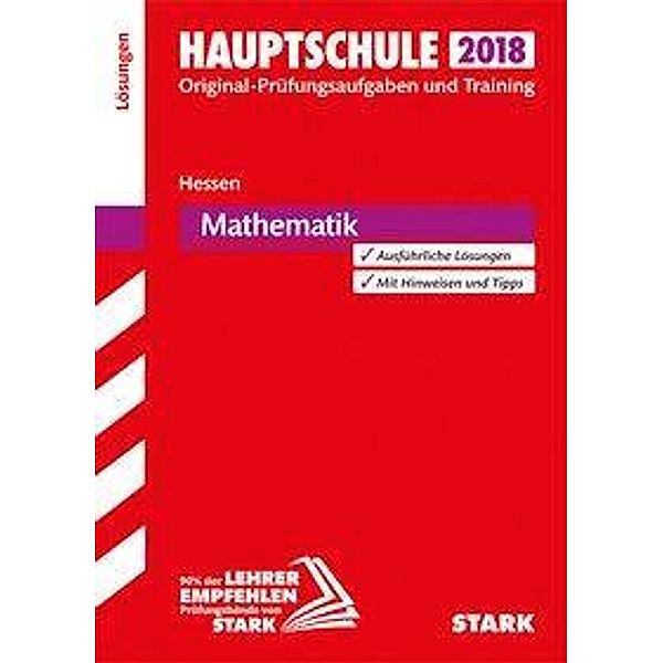 Hauptschule 2018 - Hessen - Mathematik Lösungsheft