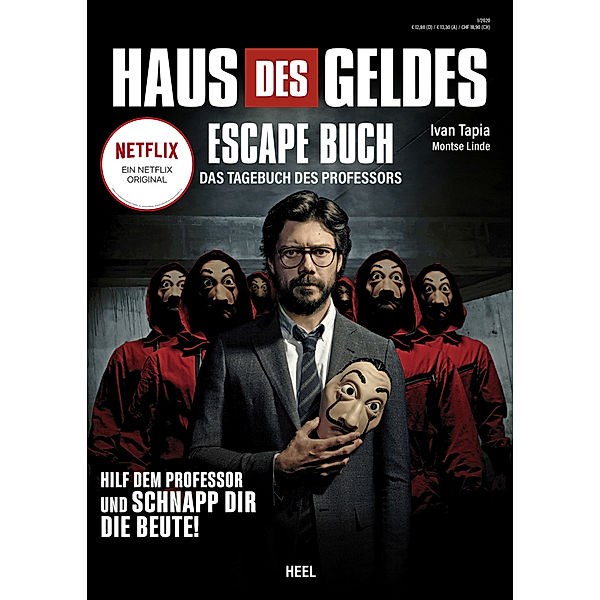 Haus des Geldes Escape-Buch, Das Tagebuch des Professors, Ivan Tapia, Montse Linde