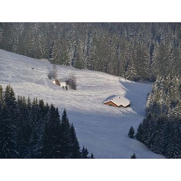 Haus im Schnee Alpen - 1.000 Teile (Puzzle)