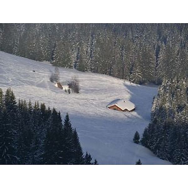 Haus im Schnee Alpen - 100 Teile (Puzzle)
