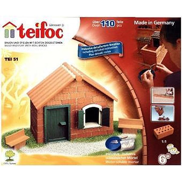 Haus mit Dachplatte (Startpackung), teifoc