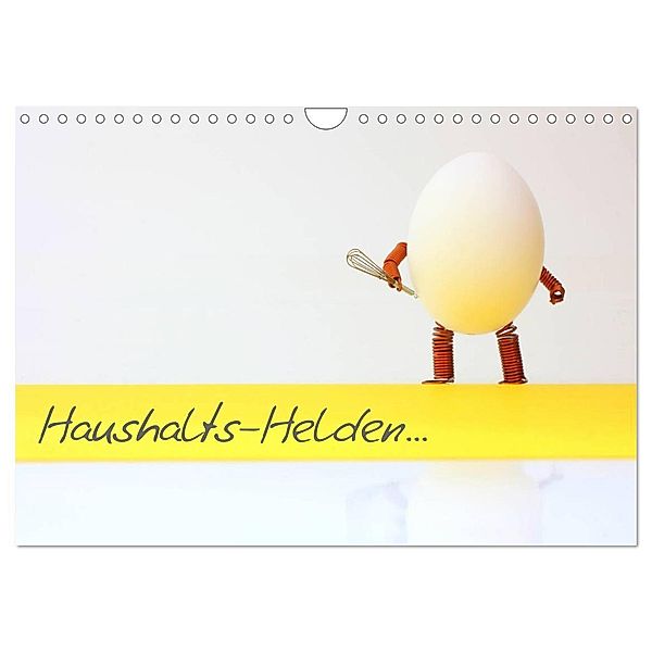 Haushaltshelden (Wandkalender 2024 DIN A4 quer), CALVENDO Monatskalender, Michaela Kanthak