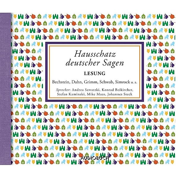 Hausschatz deutscher Sagen, 4 Audio-CDs, Ludwig Bechstein, Wilhelm Grimm, Jacob Grimm