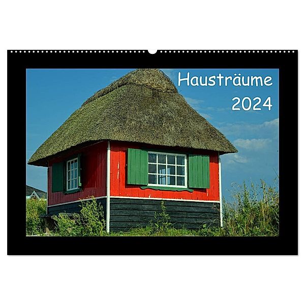 Hausträume 2024 (Wandkalender 2024 DIN A2 quer), CALVENDO Monatskalender, Gerald Just