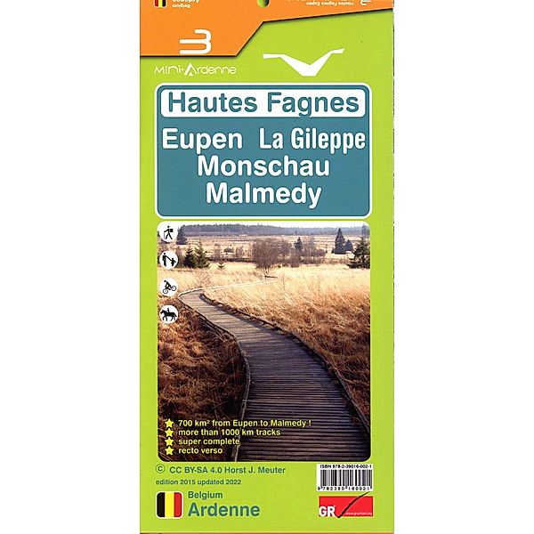 Hautes Fagnes  1 : 25.000