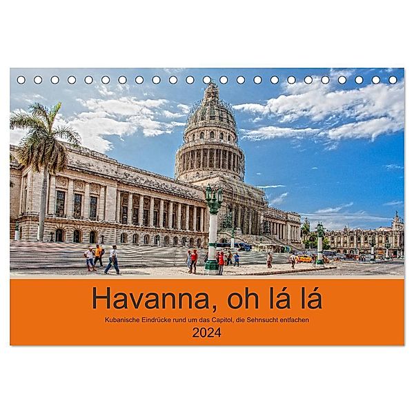 Havanna o la la (Tischkalender 2024 DIN A5 quer), CALVENDO Monatskalender, Micaela Abel