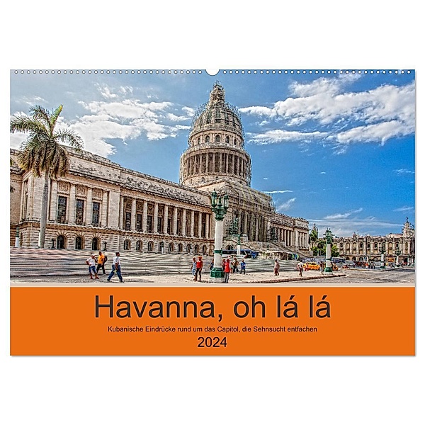 Havanna o la la (Wandkalender 2024 DIN A2 quer), CALVENDO Monatskalender, Micaela Abel