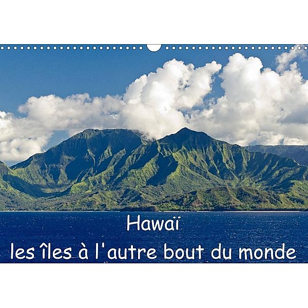 Hawaï les îles à l'autre bout du monde (Calendrier mural 2023 DIN A3 horizontal), Andreas Schoen