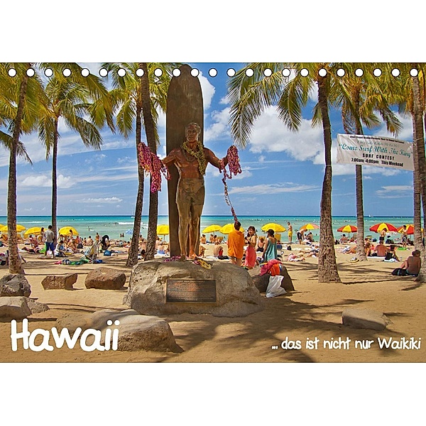 Hawaii ... das ist nicht nur Waikiki (Tischkalender 2021 DIN A5 quer), studio-fifty-five
