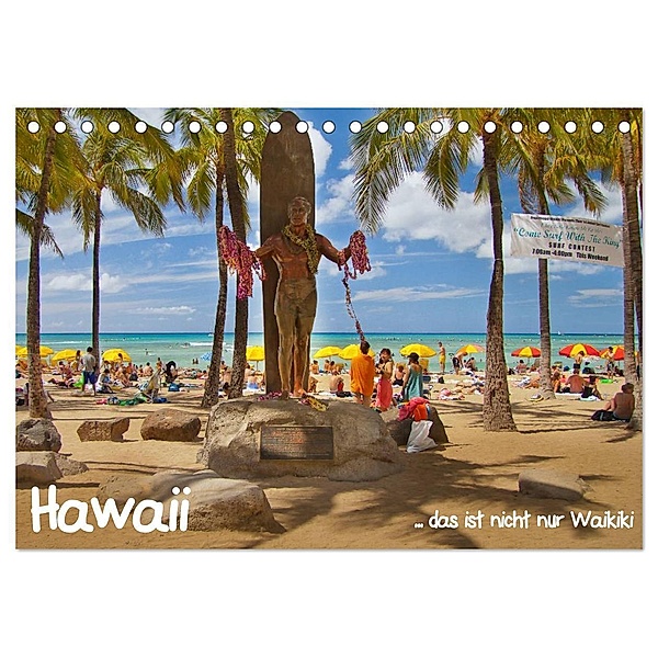 Hawaii ... das ist nicht nur Waikiki (Tischkalender 2024 DIN A5 quer), CALVENDO Monatskalender, studio-fifty-five