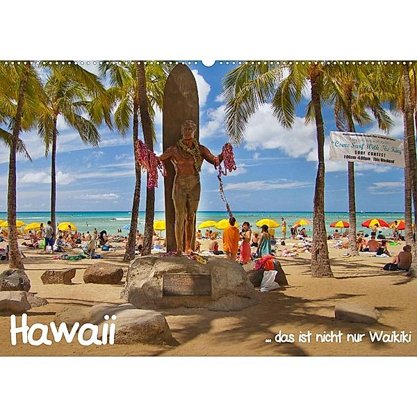 Hawaii  ... das ist nicht nur Waikiki (Wandkalender 2023 DIN A2 quer), studio-fifty-five