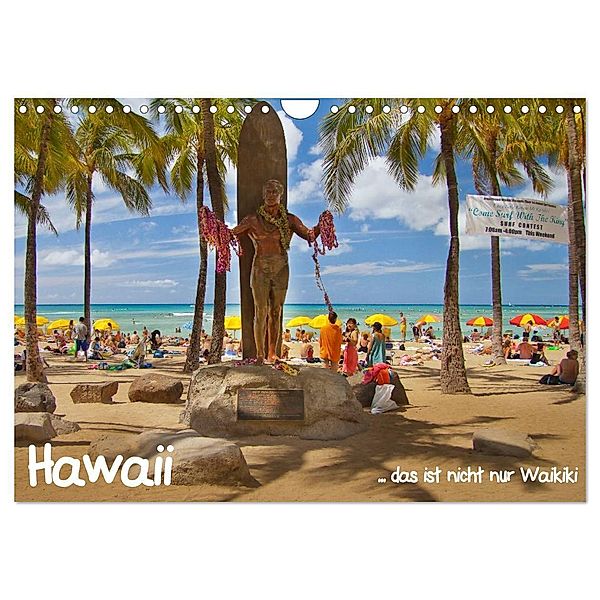 Hawaii ... das ist nicht nur Waikiki (Wandkalender 2024 DIN A4 quer), CALVENDO Monatskalender, studio-fifty-five