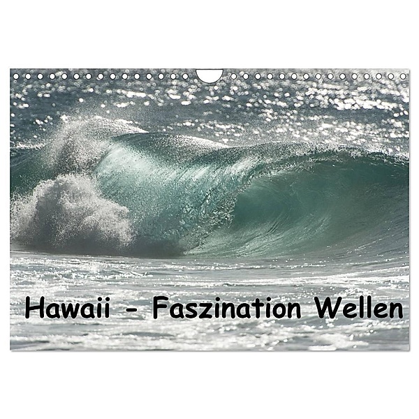 Hawaii - Faszination Wellen (Wandkalender 2024 DIN A4 quer), CALVENDO Monatskalender, Rolf-Dieter Hitzbleck