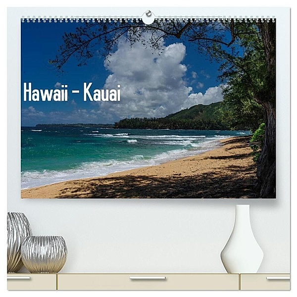 Hawaii - Kauai (hochwertiger Premium Wandkalender 2024 DIN A2 quer), Kunstdruck in Hochglanz, Rolf-Dieter Hitzbleck