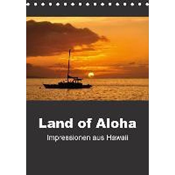 Hawaii - Land of Aloha (Tischkalender 2016 DIN A5 hoch), Uwe Bade