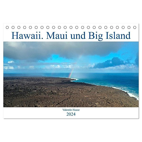 Hawaii, Maui und Big Island (Tischkalender 2024 DIN A5 quer), CALVENDO Monatskalender, Valentin Haase