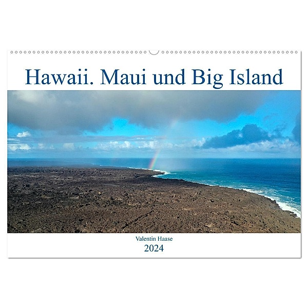 Hawaii, Maui und Big Island (Wandkalender 2024 DIN A2 quer), CALVENDO Monatskalender, Valentin Haase