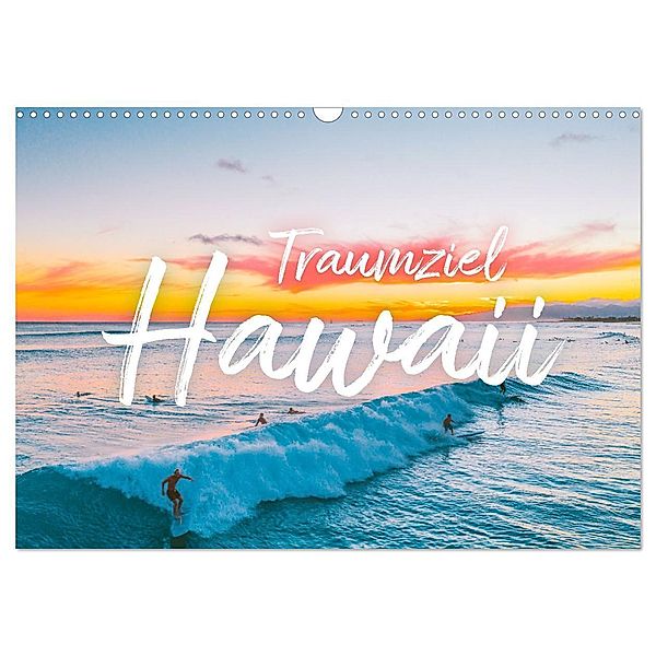 Hawaii Traumziel (Wandkalender 2024 DIN A3 quer), CALVENDO Monatskalender, M. Scott