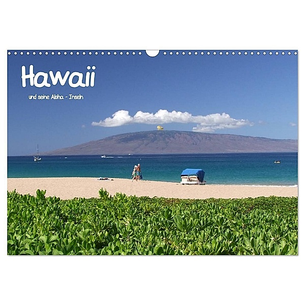 Hawaii und seine Aloha - Inseln (Wandkalender 2024 DIN A3 quer), CALVENDO Monatskalender, studio-fifty-five