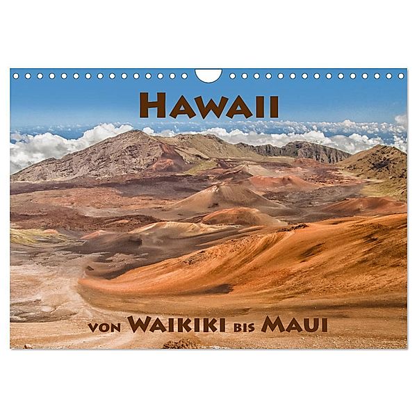 Hawii von Waikiki bis Maui (Wandkalender 2024 DIN A4 quer), CALVENDO Monatskalender, Ulrich Männel