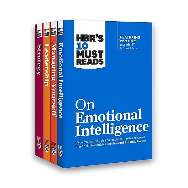 HBR's 10 Must Reads Leadership Collection (4 Books) (HBR's 10 Must Reads), Harvard Business Review, Daniel Goleman, Peter F. Drucker, Clayton M. Christensen, Michael E. Porter