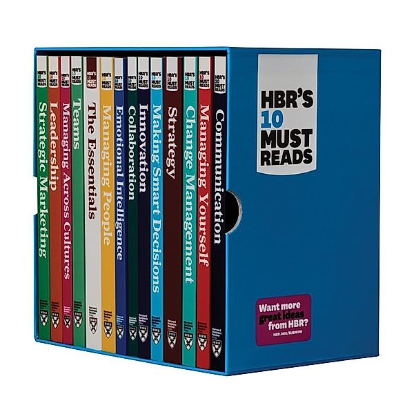 HBR's 10 Must Reads Ultimate Boxed Set (14 Books) / HBR's 10 Must Reads, Harvard Business Review, Daniel Goleman, Peter F. Drucker, Clayton M. Christensen, Michael E. Porter