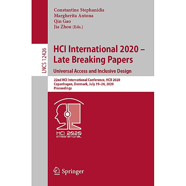 HCI International 2020 - Late Breaking Papers: Universal Access and Inclusive Design