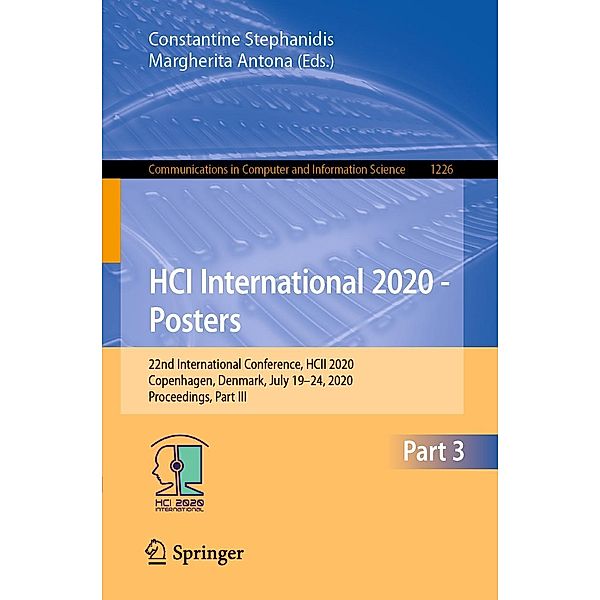 HCI International 2020 - Posters / Communications in Computer and Information Science Bd.1226