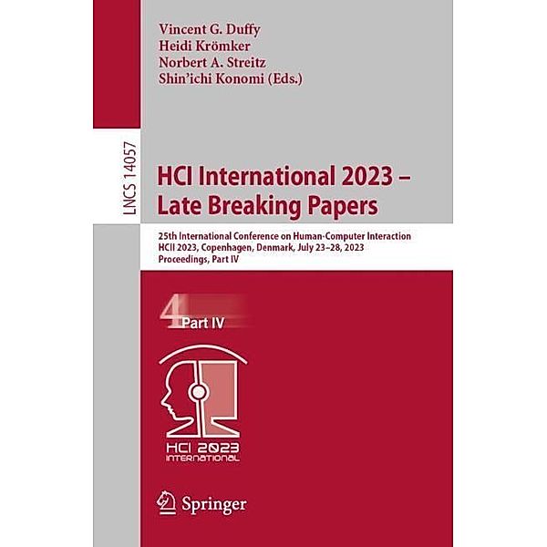 HCI International 2023 - Late Breaking Papers